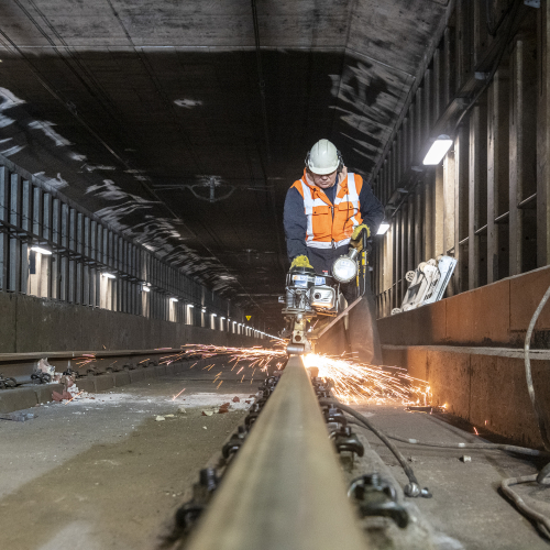 Schipholtunnel laswerk