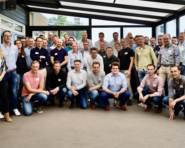 Groepsfoto vakgroep ontwerpmanagement